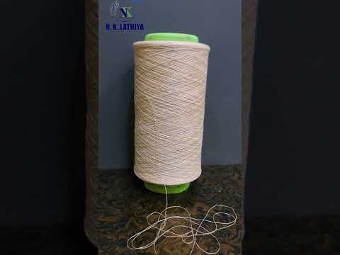 Polyester White Golden Yarn Dori, Dyed