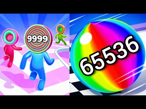 Ball Run Infinity vs Layer Man 3D Run & Collect vs 2048 Merge Games | Trailer