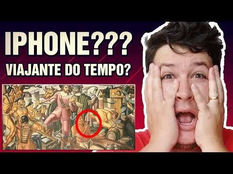 iPhone Retratado na Mão de um Nativo Americano em Mural de 1930? (#204 Minuto A.)