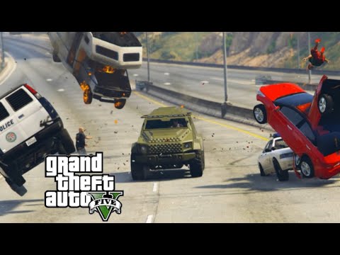 🔥GTA 5 - Insurgent - Destruction Compilation. Cinematic 5 star chasing 🔥OP🔥