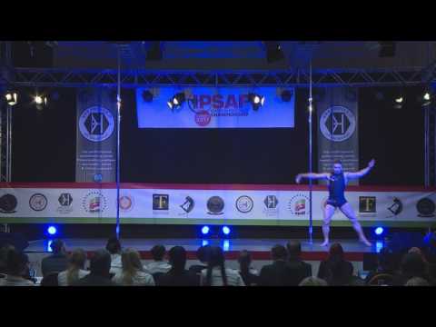Andrii Kopyniak (Ukraine)- Senior Men- 2nd place; POSA-European Pole Sport Championship 2017