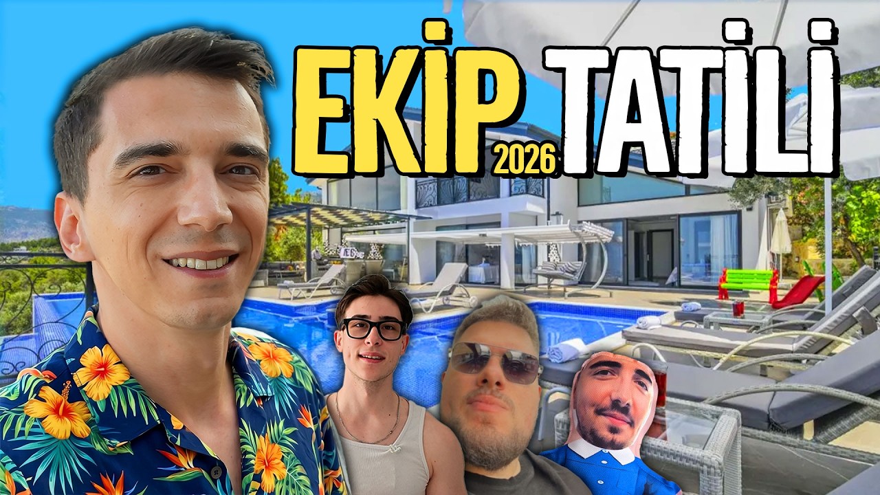 Ekiple Lüks Villa Tatili 2026! (Haftalık Vlog)