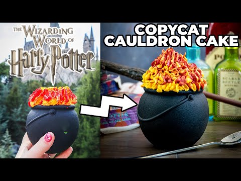 Copycat Cauldron Cake from the Wizarding World of Harry Potter ✨ Fictional Feasts