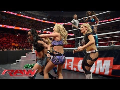 Naomi vs. AJ Lee - Lumber Jill Match: Raw, March 31, 2014