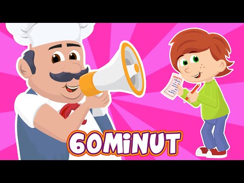 MIX - NIE MARNUJ JEDZENIA - 60 MINUT PIOSENEK DLA DZIECI - ŚPIEWAJĄCE BRZDĄCE 😍😍😍