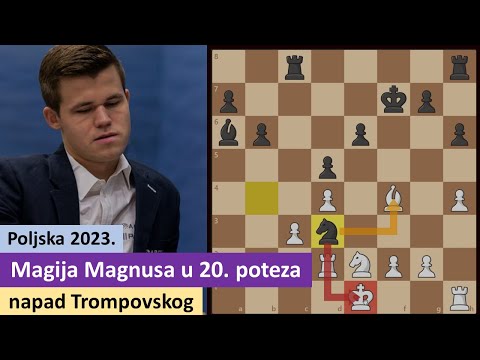Magija Magnusa Karlsena u 20 poteza - napad Trompovskog
