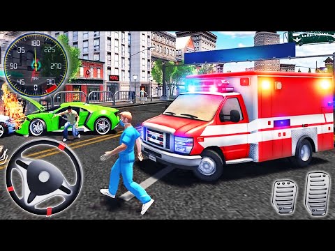 Ambulance Rescue Driver Simulator - Survival Emergency Van and Helicopter - Android GamePlay #2