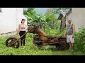 Girl Restores 1975 HARLEY DAVIDSON Chopper Motorcycle Abandoned By Old Man For 30 Years