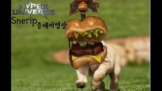 [하이퍼유니버스]자신의 인성 끝을 보여줄수있는 캐릭 댕댕이!Snerip그린핏불