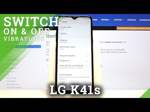 Vibration Settings – LG K41s and Vibration Mode