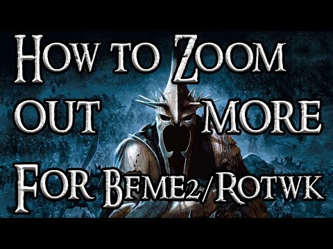 Lotr Bfme 2 Rotwk Tutorial: How to Zoom out / Enable Max Zoom / Max camera distance.