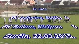 preview picture of video 'FK Jedinstvo Surčin-FK Balkan Mirijevo 3:0, Highlights'