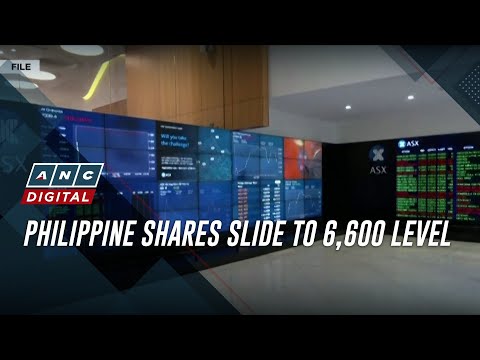 Philippine shares slide to 6,600 level ANC