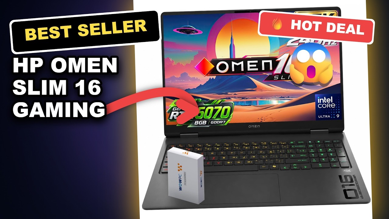 HP OMEN Slim 16 Gaming Laptop Tested: Is This Worth the Hype? review video