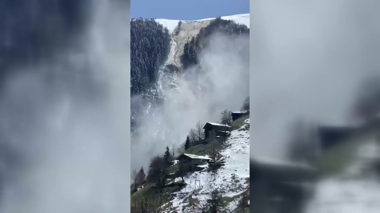 Avalanche in Northern Turkey || ViralHog