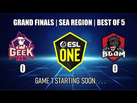 [English] Live: GeekFam vs Boom Esports | Grand Finals B05 | ESL SEA Championship