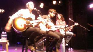 98.7 amp live! boyslikegirls & kris allen! 3/21/10(: