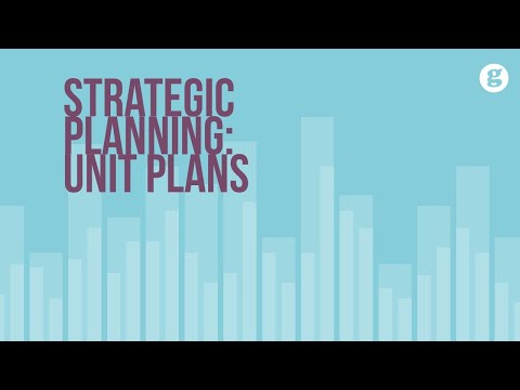 Strategic Planning Unit Plans