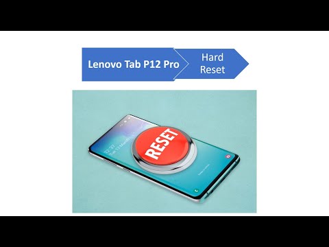 How to Hard Reset Lenovo Tab P12 Pro – Pattern Unlock