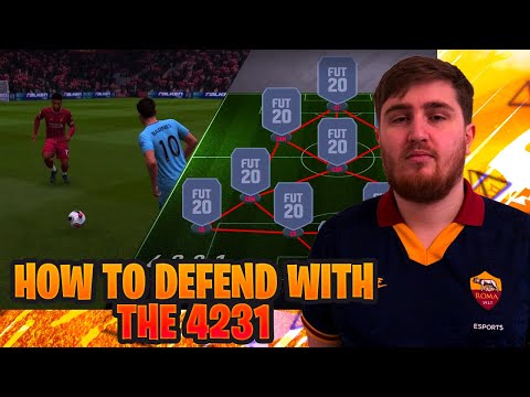 FIFA 20 HOW TO DEFEND WITH THE 4231! 4231 TACTICS + INSTRUCTIONS! FIFA 20 DEFENDING TUTORIAL!