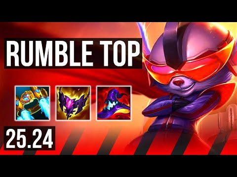 RUMBLE vs RENEKTON (TOP) | Perfect KDA: 13/0/6 | KR Master | 25.24