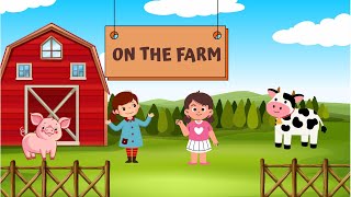 🐄 Farm Animals Talk | 🗣️ English Conversation for Kids | 🐖 Do You Like Pigs or Cows?