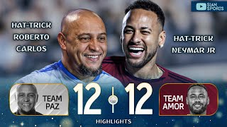 HAT-TRICK DE NEYMAR ! O MELHOR BRASILEIRO PÓS PELÉ DEU SHOW EM PARTIDA BENEFICENTE CONTRA A FOME !