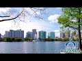 Lake Eola Park In Downtown Orlando Florida Walking Tour