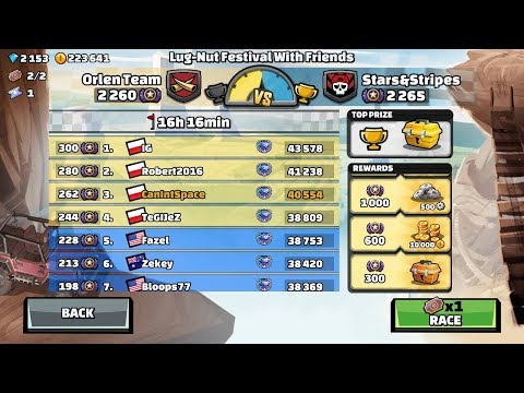Match result Orlen Team vs Stars&Stripes and 2 past matches - Hill Climb Racing 2