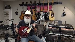 Video thumbnail for GROTE LPYS-006 (red) LP STYLE ELECTRIC GUITAR by Randy at the Lake