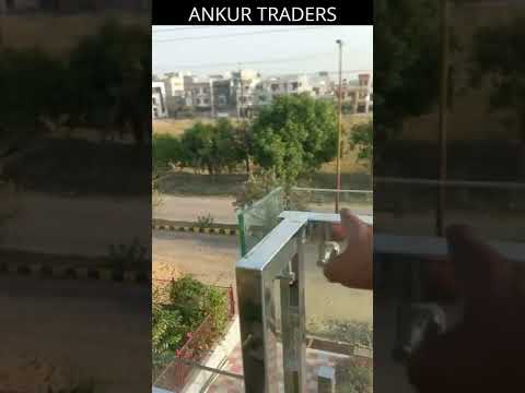 Stairs stainless steel glass balcony railing, for home