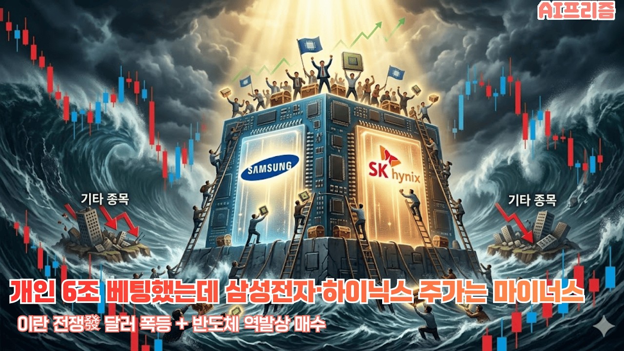 개인 6조 베팅에도 삼전·하닉 마이너스, 환율 1500원 돌파 [AI PRISM]