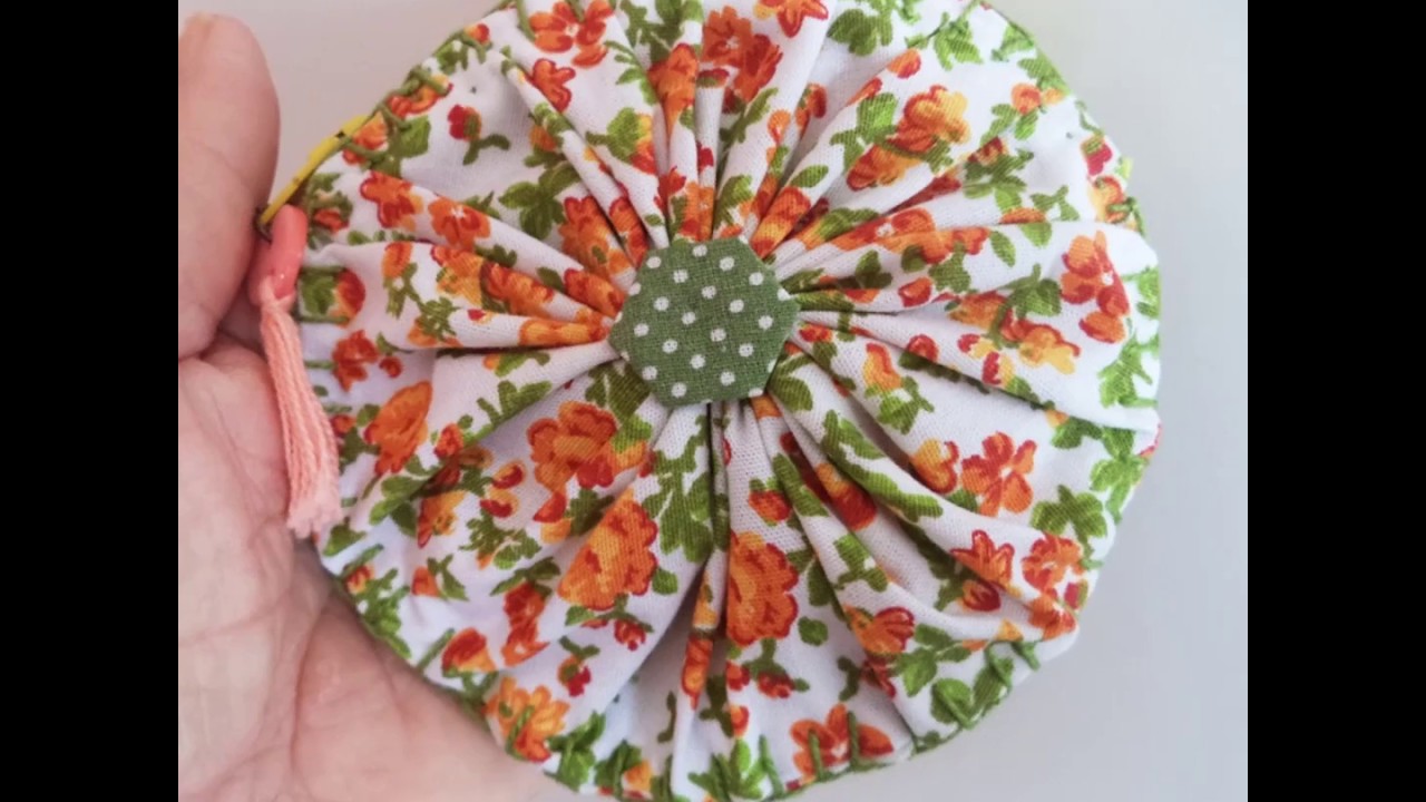 Porta moedas de fuxico