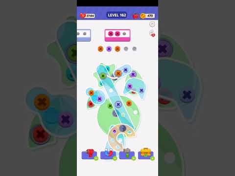 Unscrew It: Nuts & Bolts Jam Level 162||حل المستوى ١٦٢ في لعبة nuts and bolts jam