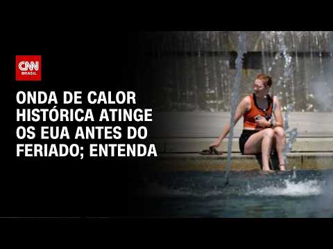 Entenda a onda de calor histórica que deve atingir os EUA no fim de semana | CNN PRIME TIME