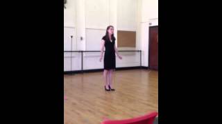 Kara McNelis singing I Dreamed a Dream