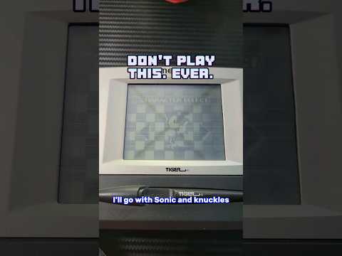 The worst game console ever made. Probably. #sonic #gamecom #worstever #retrogaming  #segasaturn