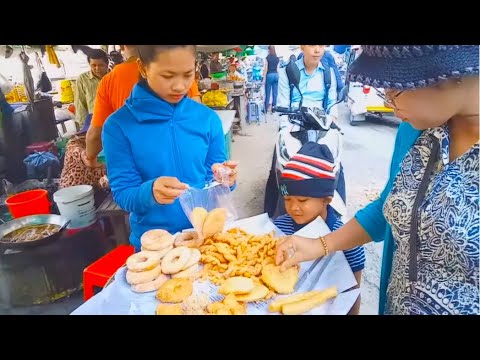 Street Food In Phnom Penh - Mixed Street Food - Food Tour Video
