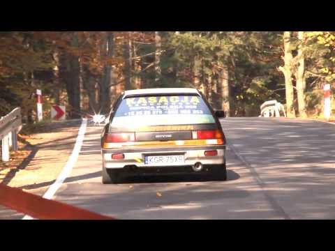 Jarosław Hajduk / Stanisław Wroński - Honda Civic - KJS Magurski Super OeS Gładyszów 2013-10-13