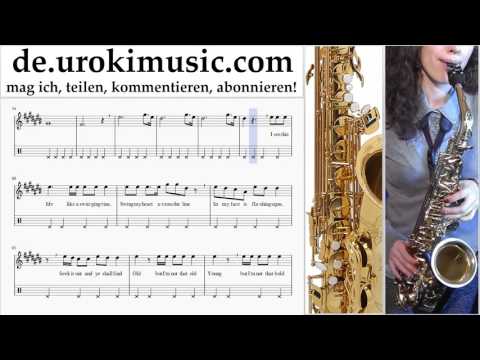 Saxophon Alt Lernen OneRepublic - Counting Stars Teil#2 Saxophonunterricht Noten Schule Lied Lehrer