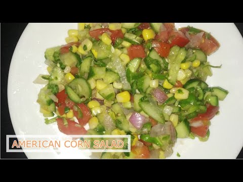 American Corn Salad Recipe| Healthy American Corn Salad