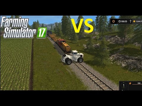 Farming Simulator 17 | BIG BUD VS TRAIN