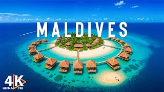 Maldives 4K | Exploring Crystal Waters & Overwater Paradise | VIDEO 4K UHD
