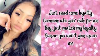 Ann Marie - Ride for Me ft. Yung Bleu (Lyrics)