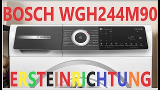 Bosch WGH244M90 Serie 6, Waschmaschine, Frontlader, 9 kg, 1400 U/min. Ersteinrichtung Review