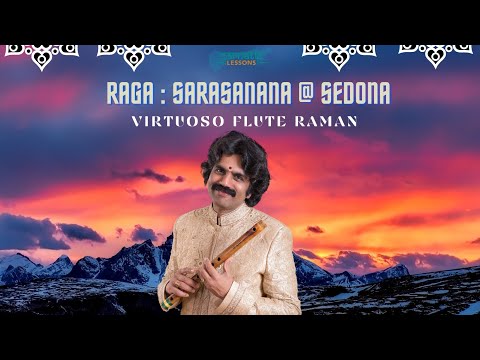Raga Sarasanana without explanation : Presented by Flute Raman — वीडियो थंबनेल