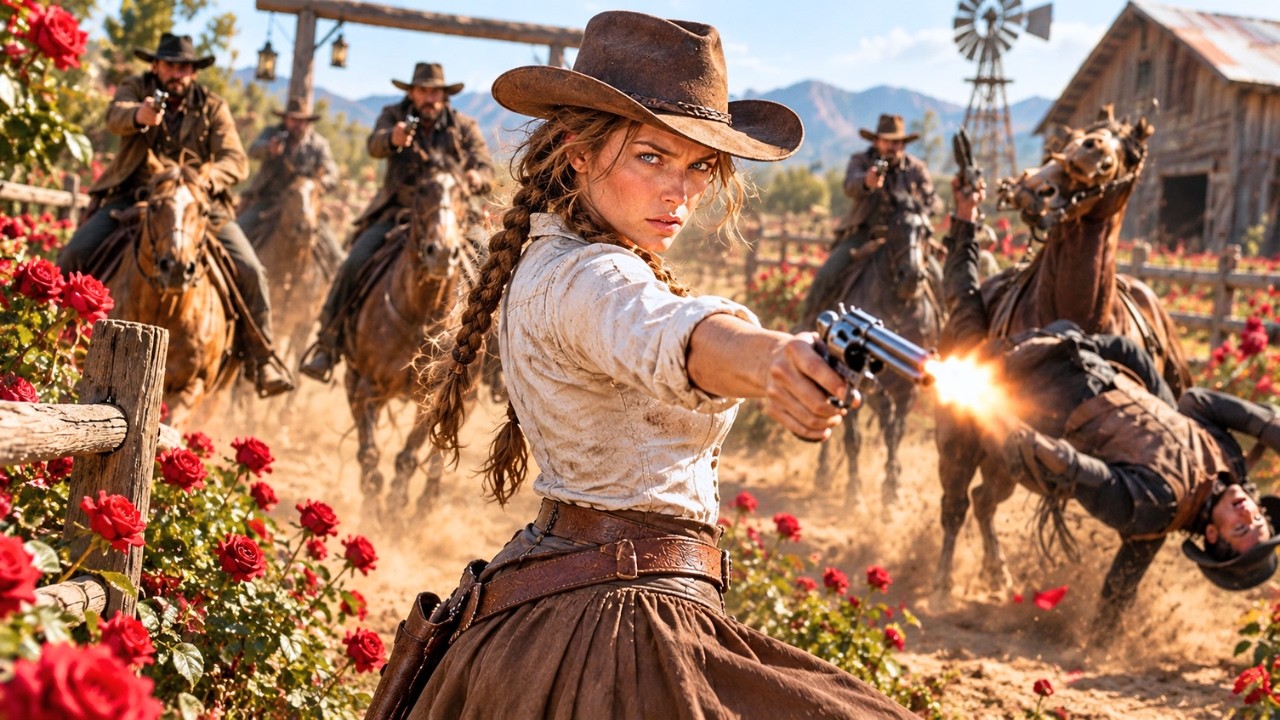 “You Thought I Was Helpless” the Quiet Farmer’s Daughter Asked… The Feared Gunfighter Misjudged Her