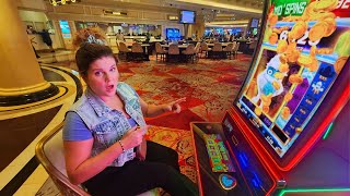 We Won BIG on the NEW Spooky Link Slot in Las Vegas!