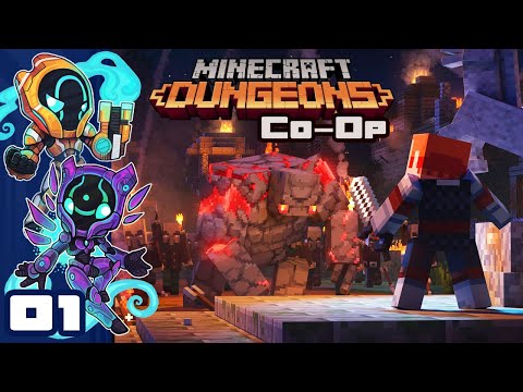 Let Me Introduce You To My Grav Hammer! - Let's Play Minecraft Dungeons [Co-Op] - Part 1