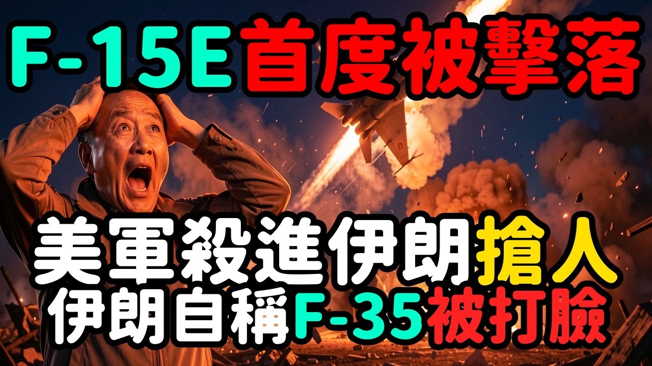 F 15E首遭擊落；美軍殺進伊朗救人大搖大擺 | 馬一峰